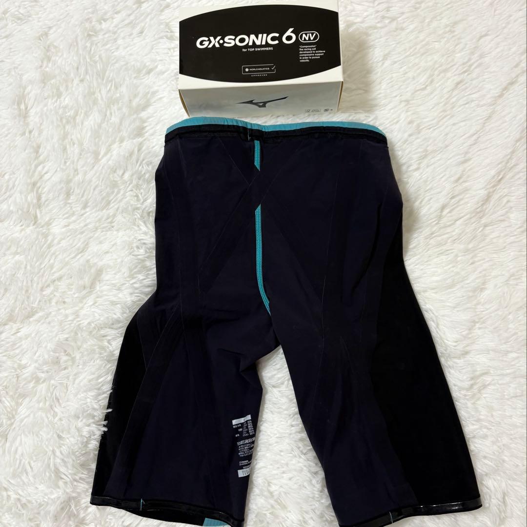 ミズノMIZUNO GX SONIC 6 NV SIZE M (美品)高速水着
