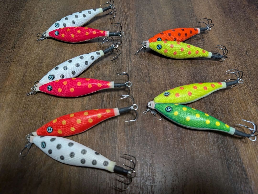 ハピソン　エギタコ　6本、5本ハリ 計5個セット　未使用