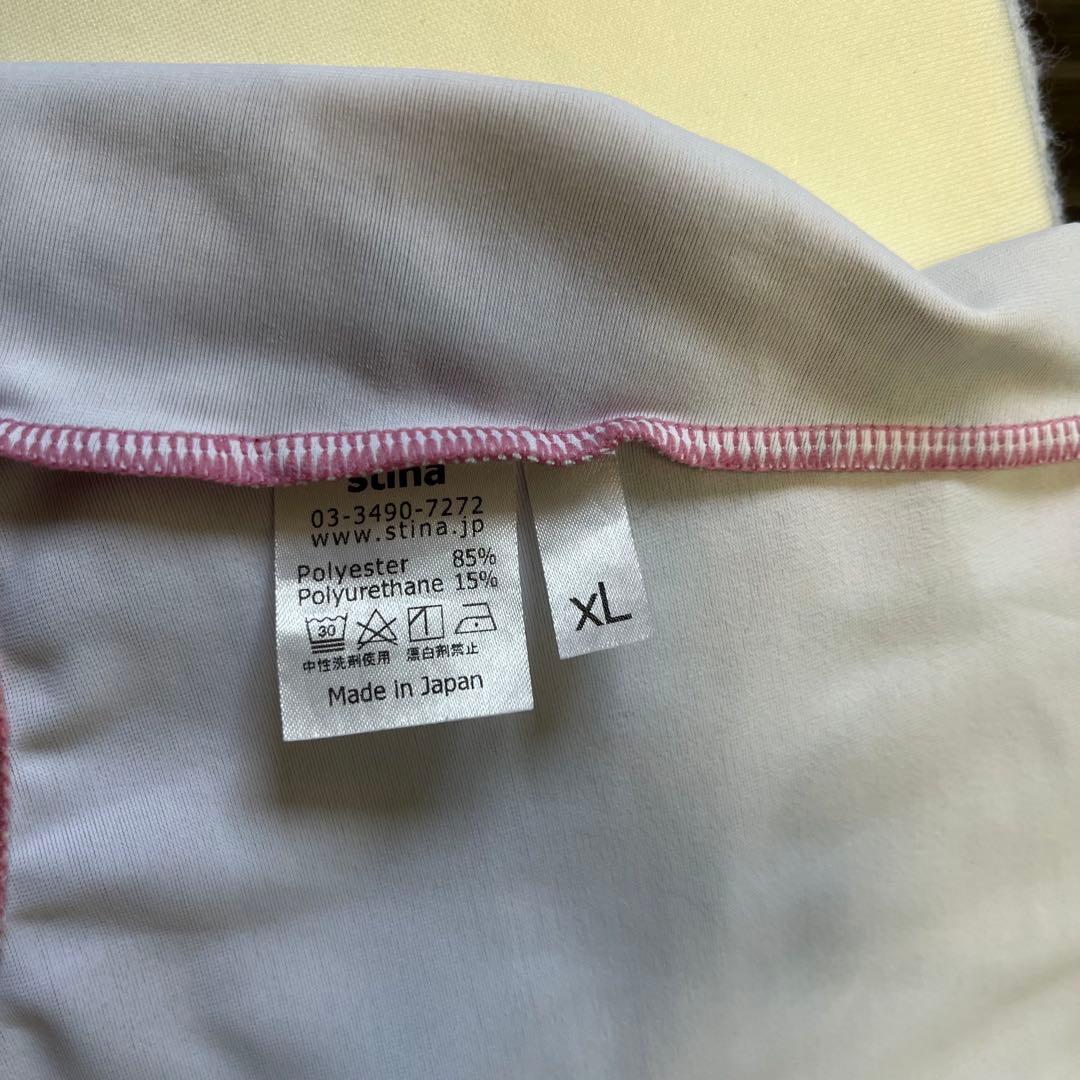 ♪stina花柄ピンクレオタード XL