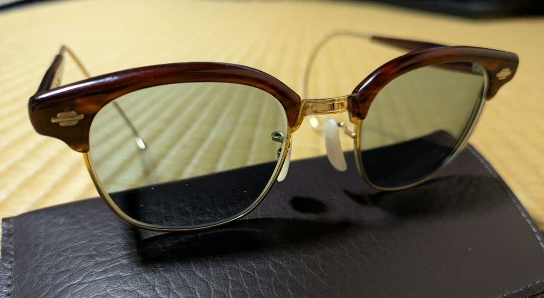 50s ArtCraft メガネ　ブロー　サーモント　金　12k