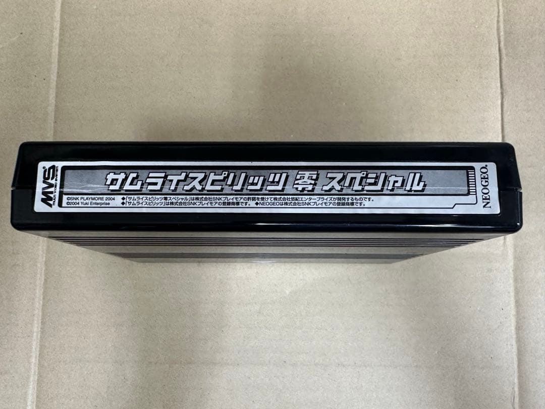 SNKMVSサムライスピリッツ零スペシャルカセットです。