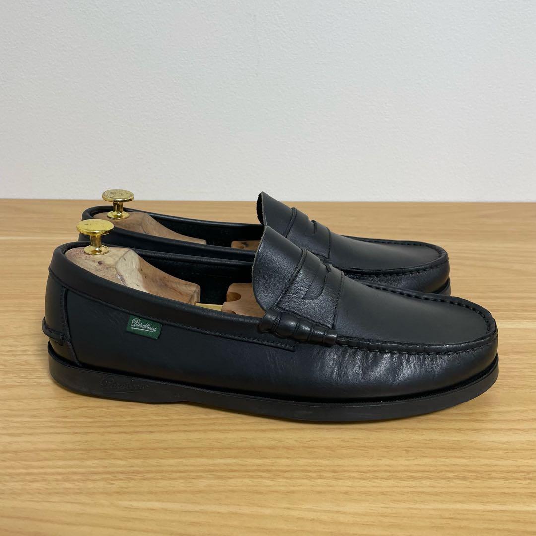 パラブーツ 1122 ローファー 革靴 ブラック 9
