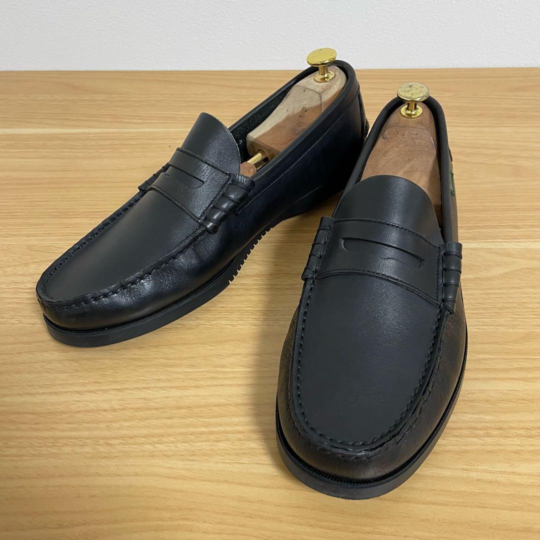 パラブーツ 1122 ローファー 革靴 ブラック 9