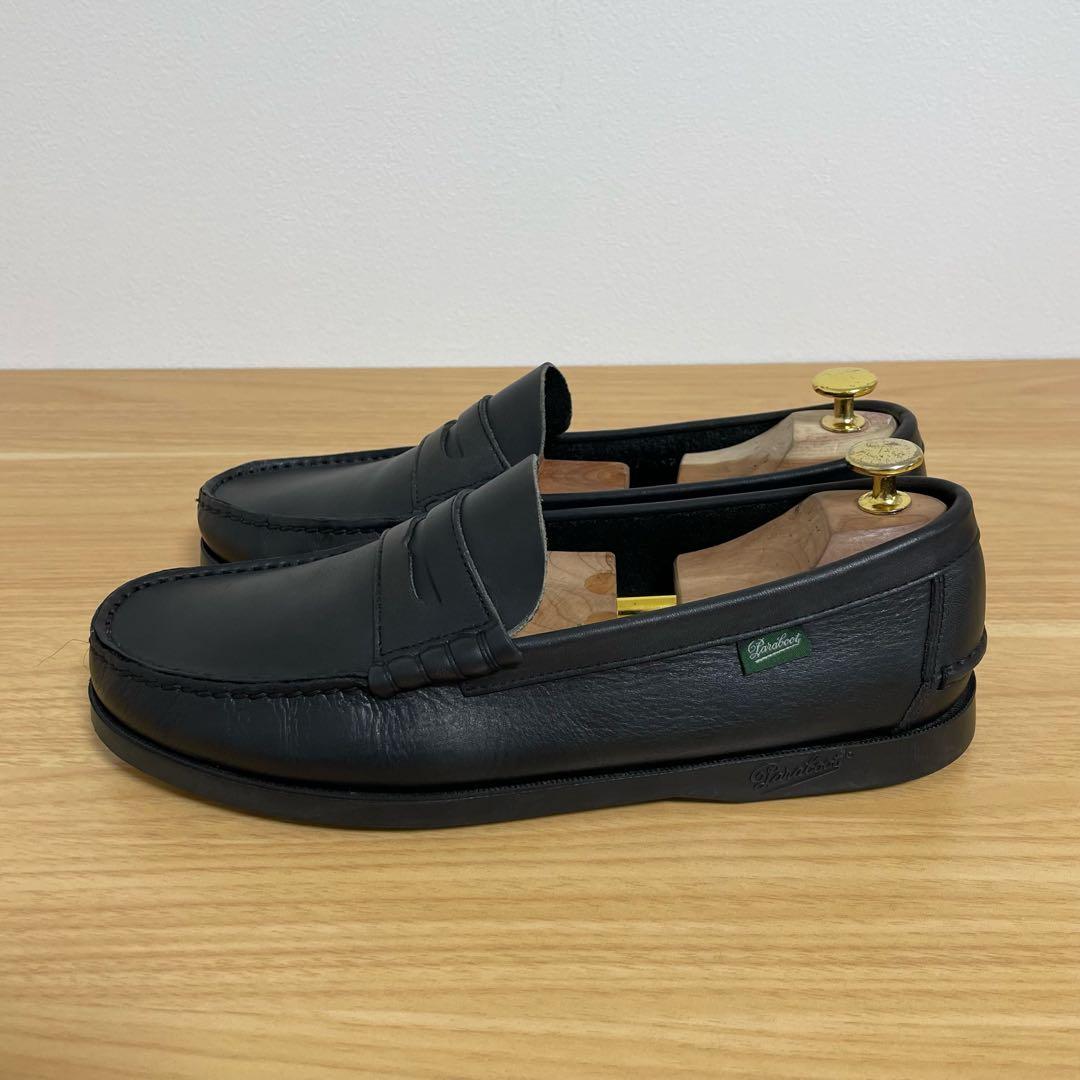 パラブーツ 1122 ローファー 革靴 ブラック 9