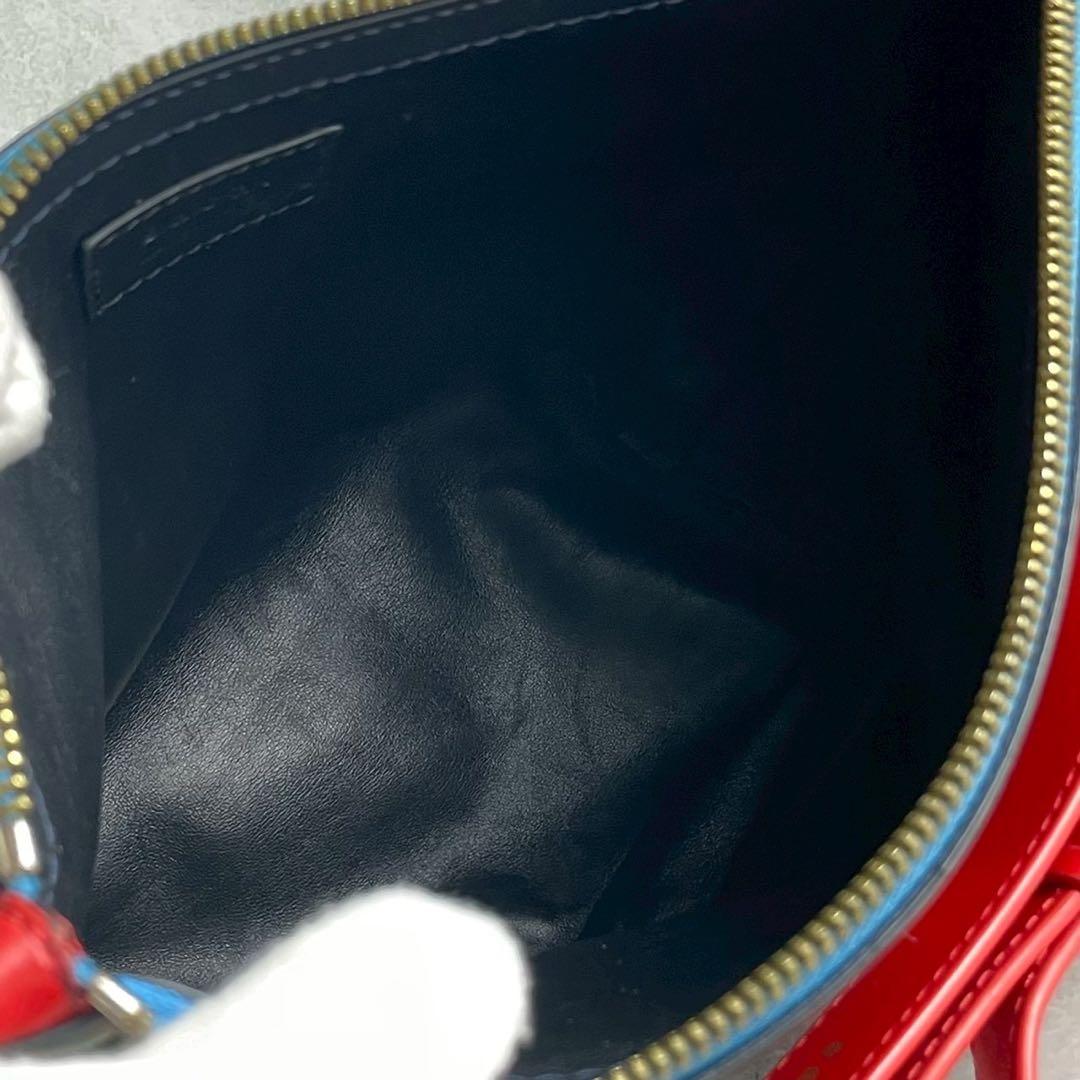 sacai トラペゾイド ベルトショルダーバッグ レザー マルチカラー