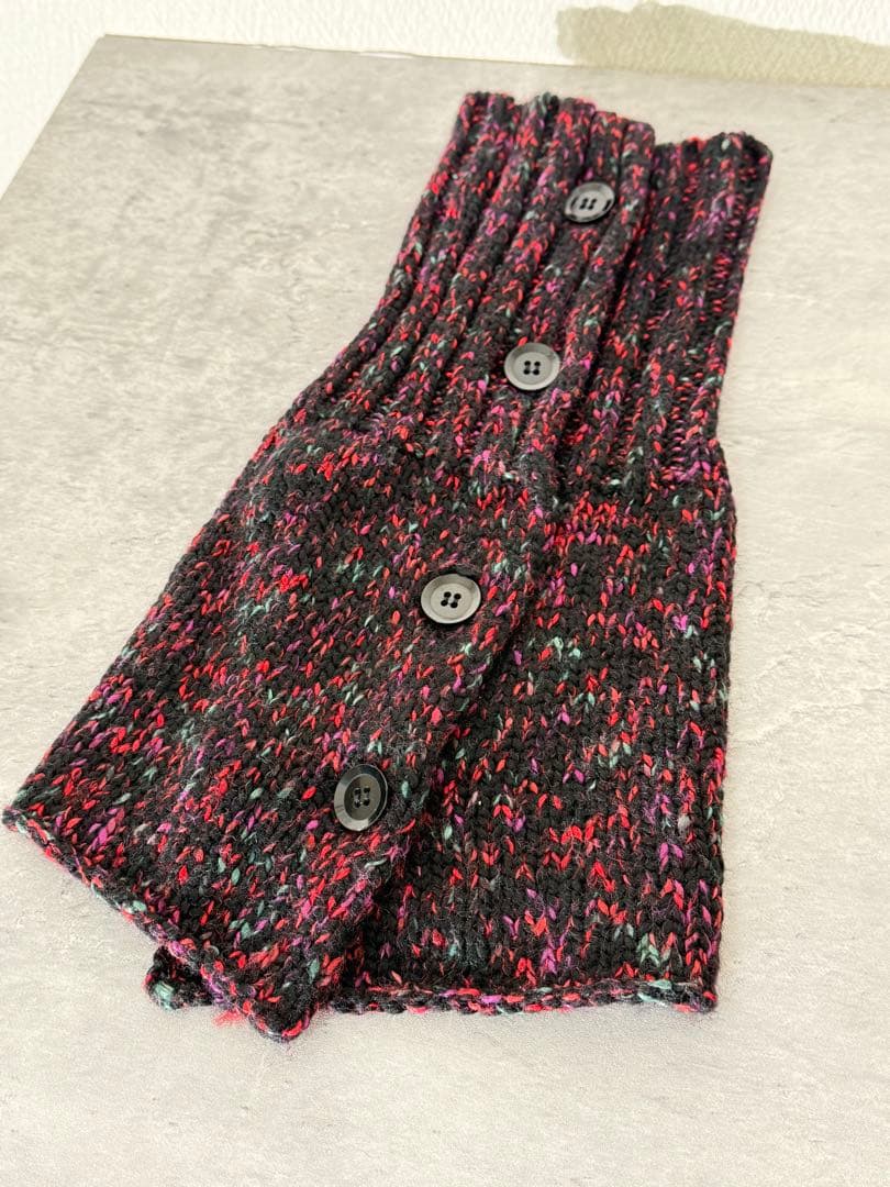 ヨウジヤマモトプールオム 09aw ニットネックウォーマー マフラー