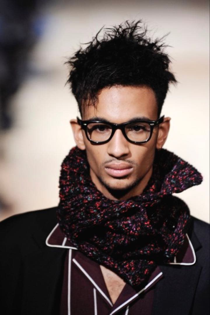 ヨウジヤマモトプールオム 09aw ニットネックウォーマー マフラー