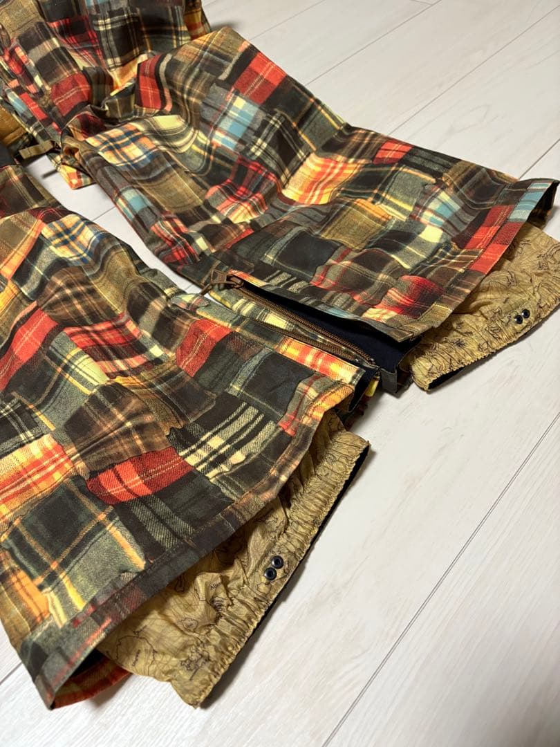 BURTON チェック柄 スノーボードウェア