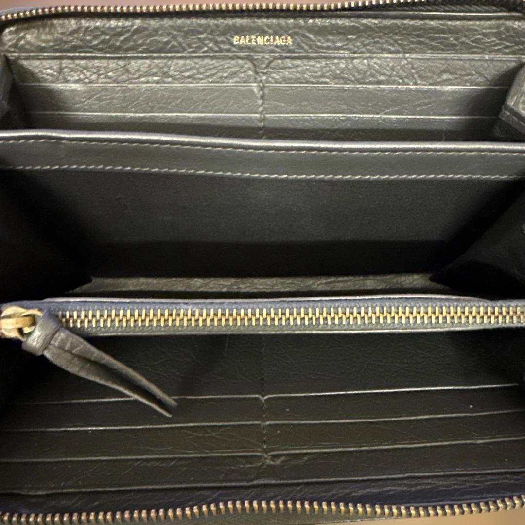 超希少　BALANCIAGA シティ　グラフィティ　長財布　グレー