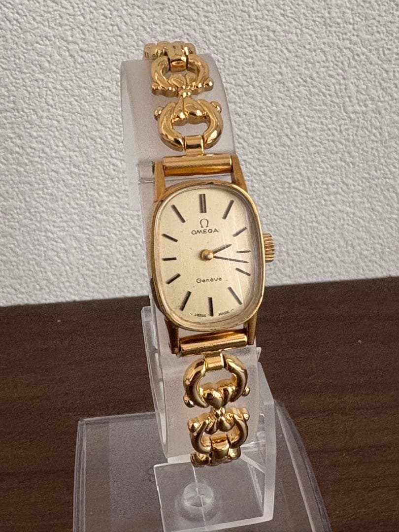 OMEGA Genève ジュネーブ　ゴールド 手巻きアンティーク　時計