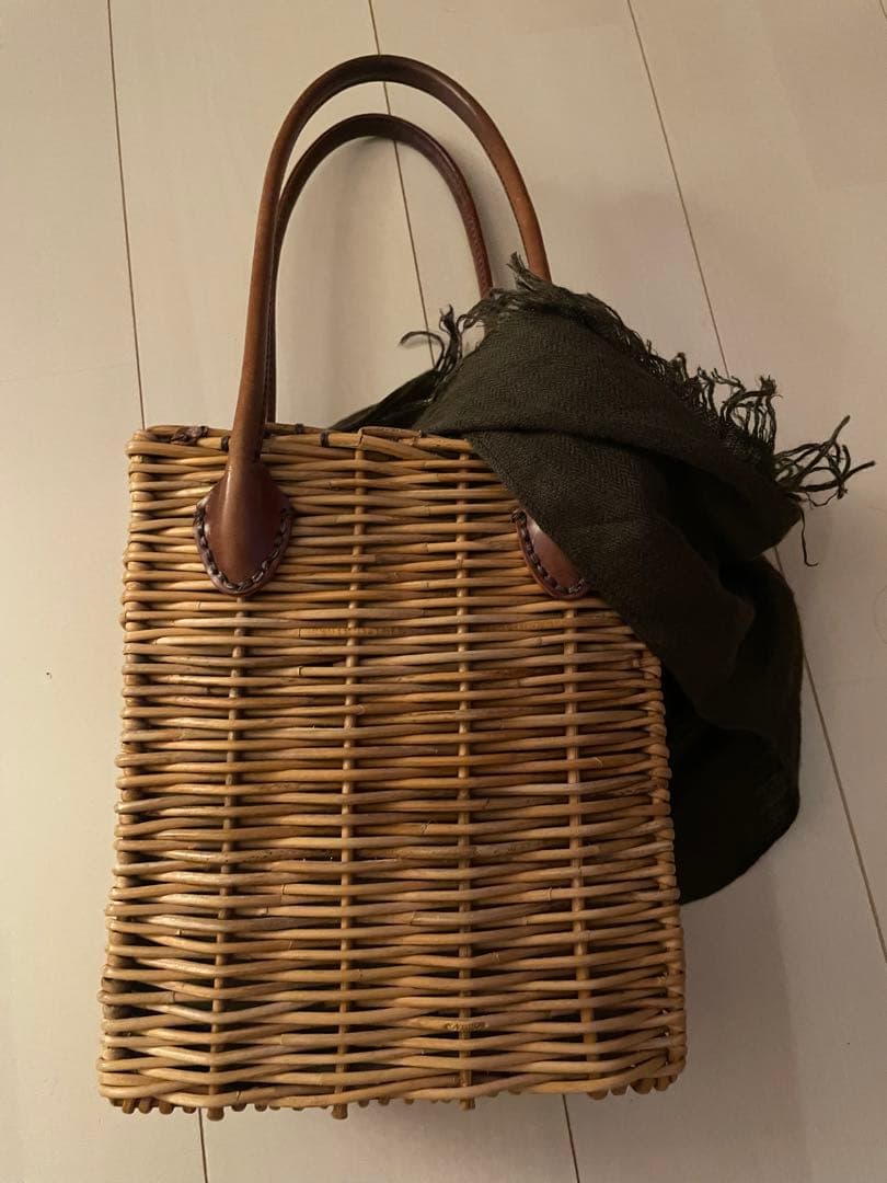 エバコス✳︎籐素材のかごバッグ