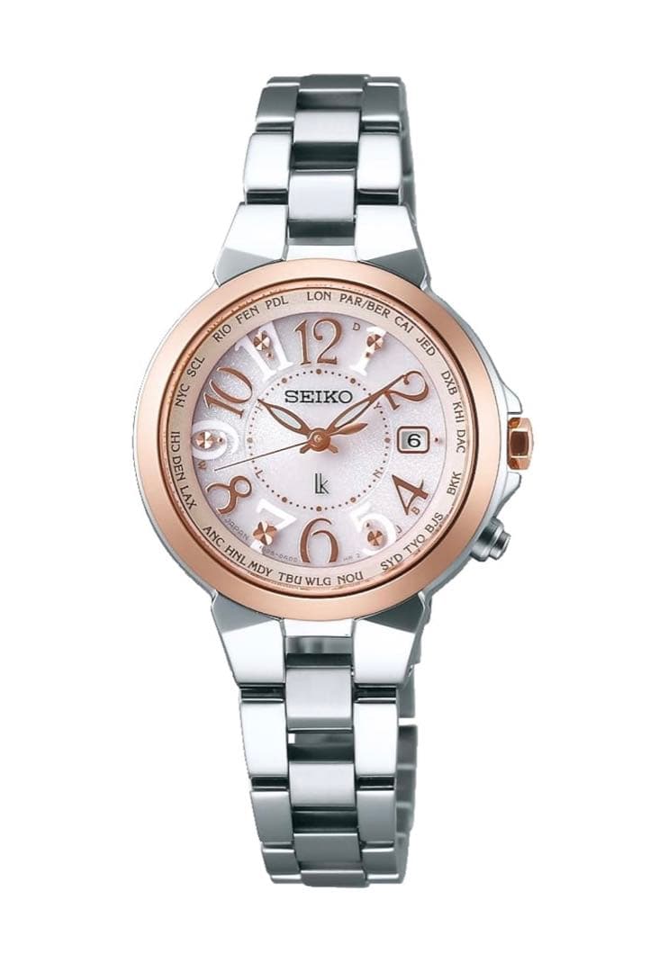 SEIKO SSQV004 腕時計 ルキア ソーラー電波 チタンモデル