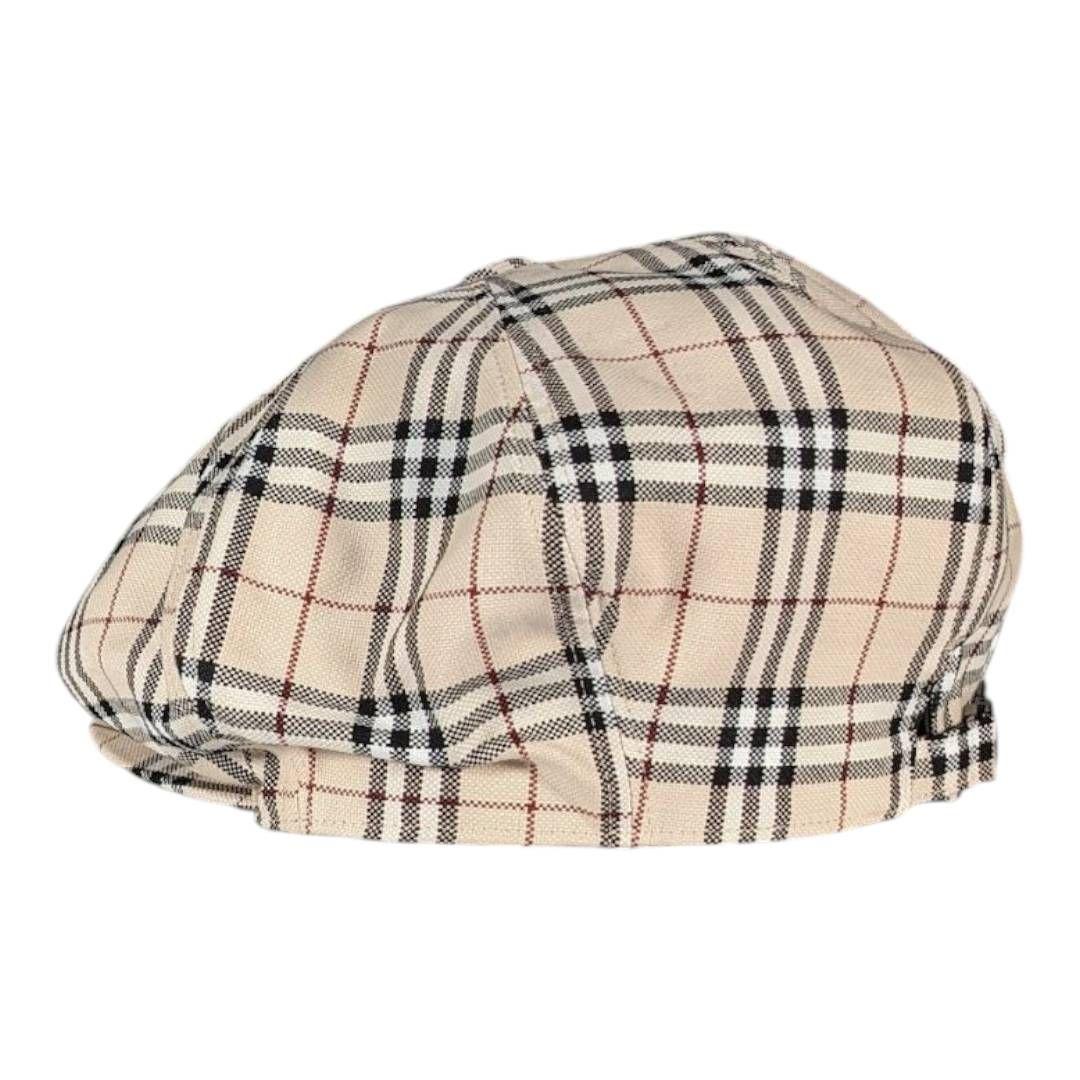 BURBERRY アジャスター 付き ベレー帽 キャスケット ノバチェック F