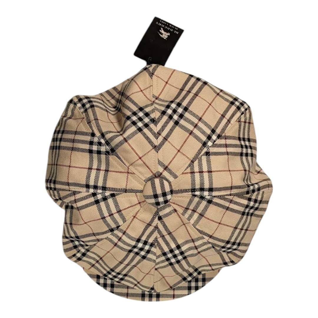 BURBERRY アジャスター 付き ベレー帽 キャスケット ノバチェック F