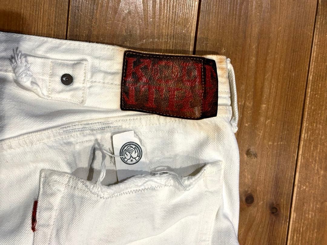 【希少】キャピタル kapital ホワイトデニム　サルエルパンツ　カントリー