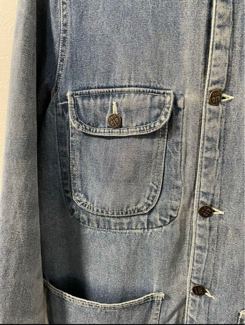 70s BIG JEANS デニムカバーオール Mサイズ デニムジャケット