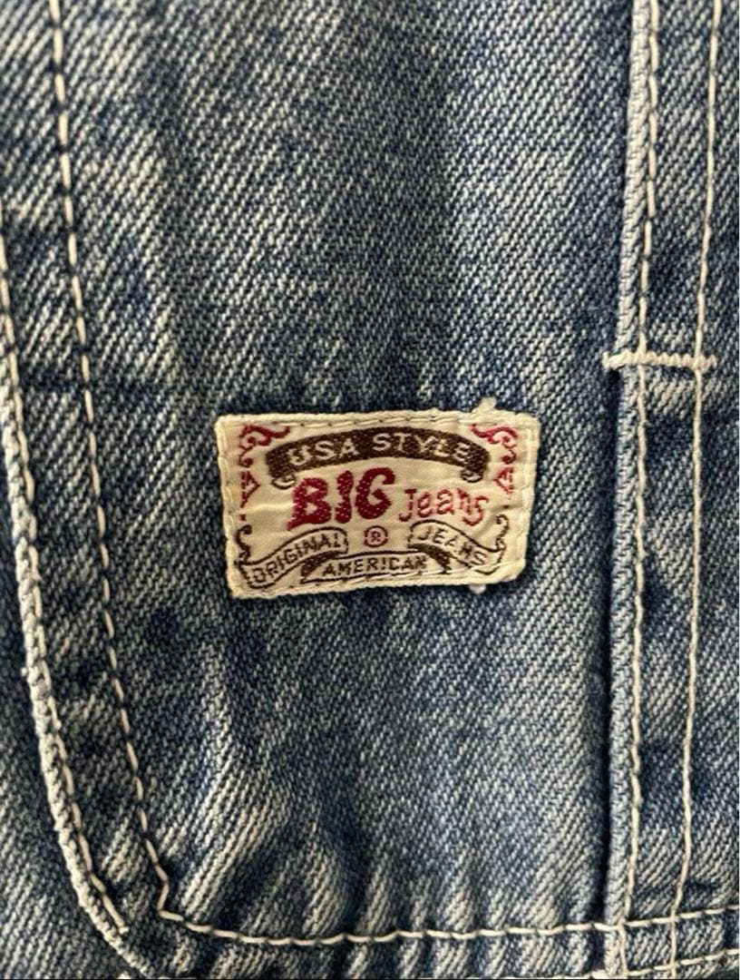 70s BIG JEANS デニムカバーオール Mサイズ デニムジャケット