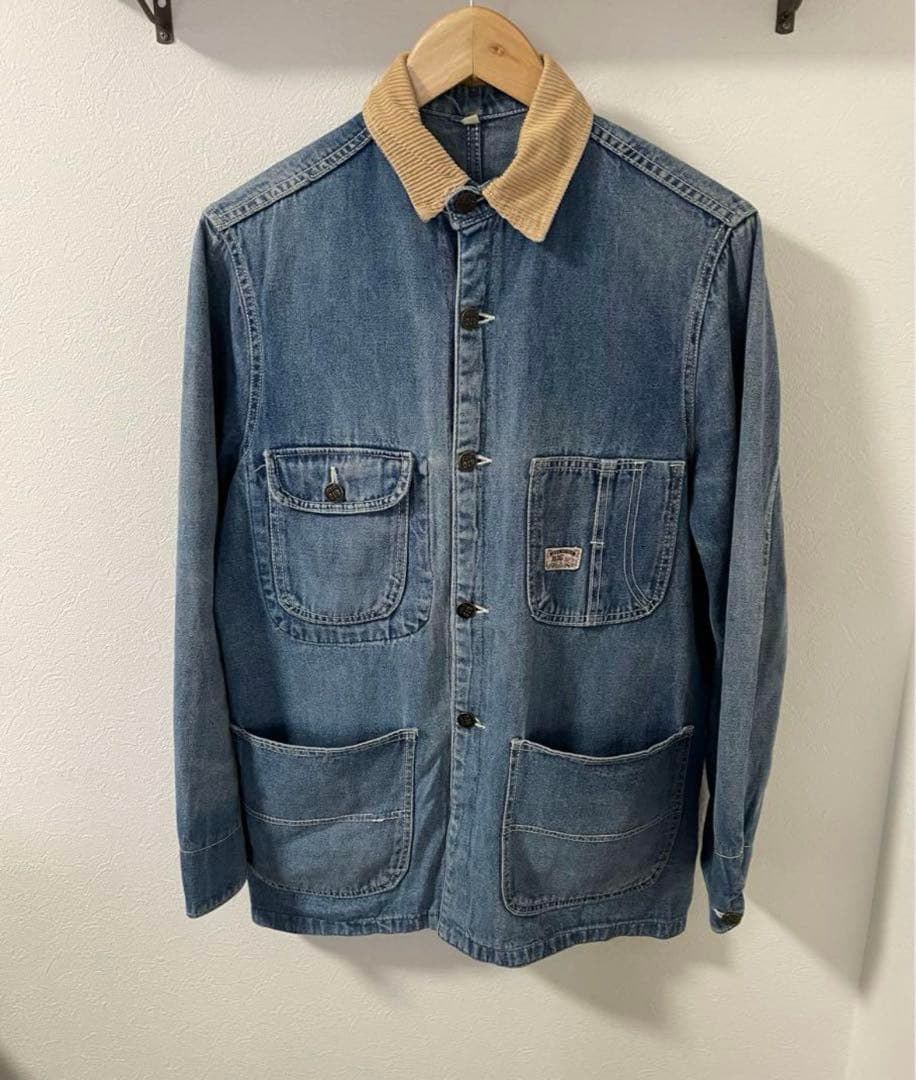 70s BIG JEANS デニムカバーオール Mサイズ デニムジャケット