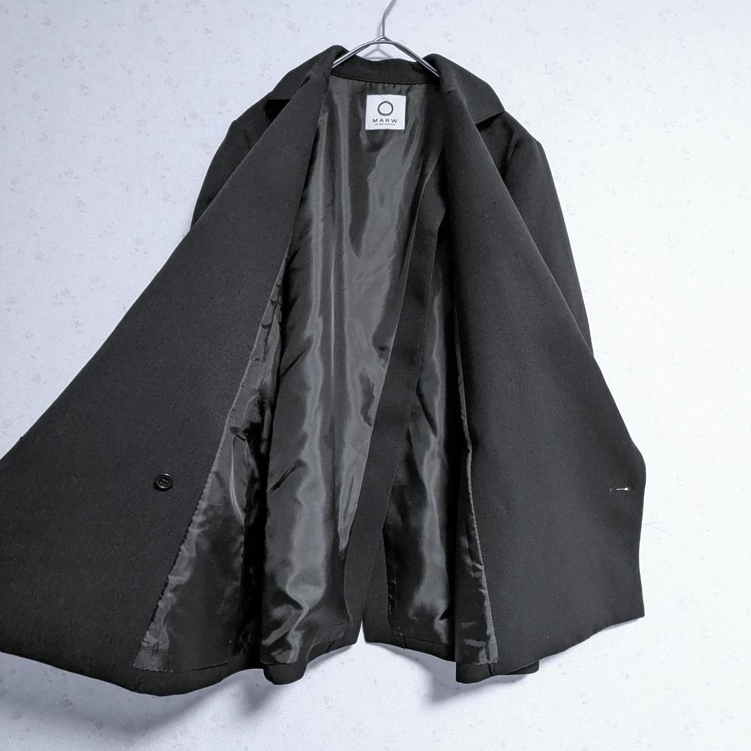 今季良品 マルゥ ユナイテッドアローズ バック アシンメトリー ジャケット 34