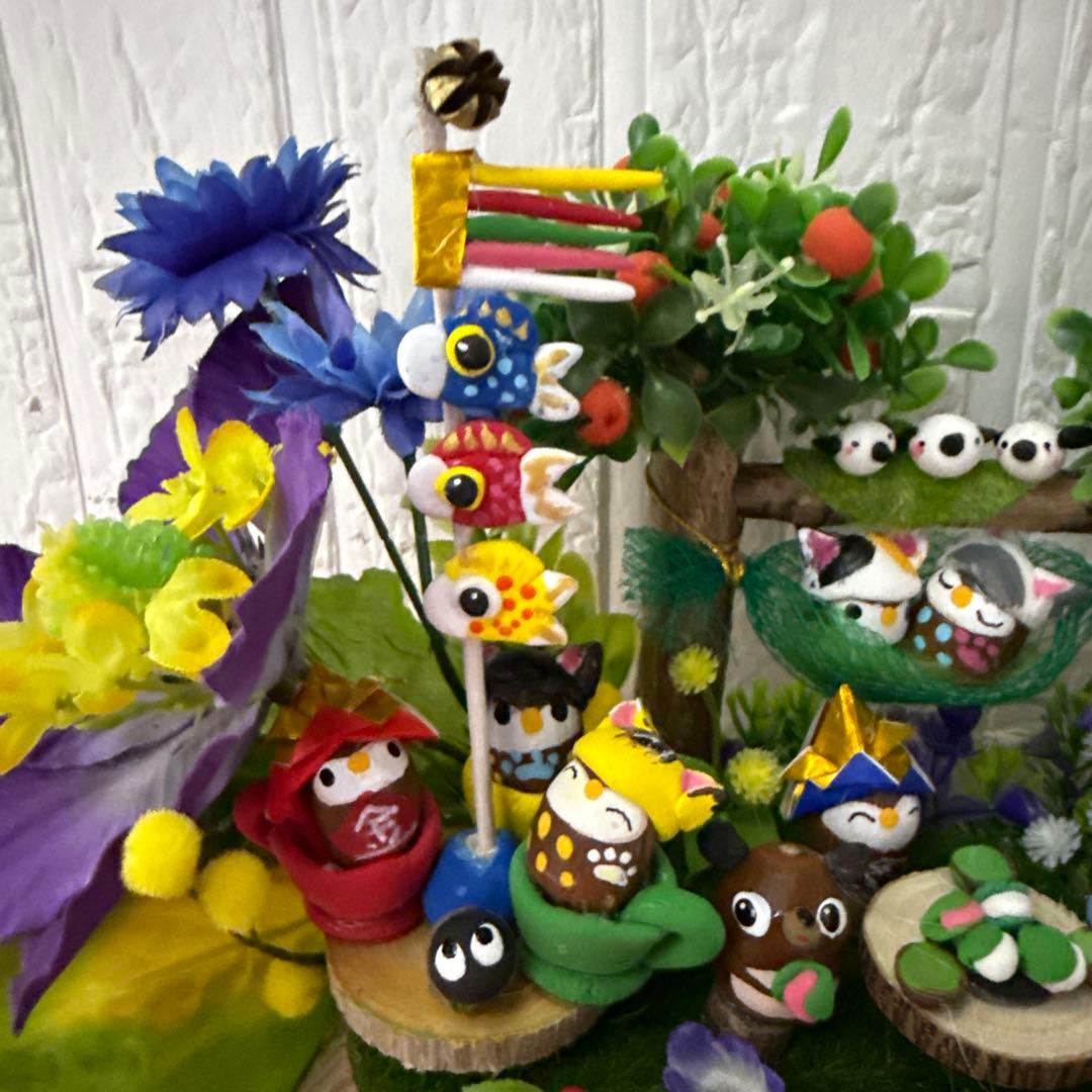 どんぐりアート♡2025年度　端午の節句BIGオブジェ♡