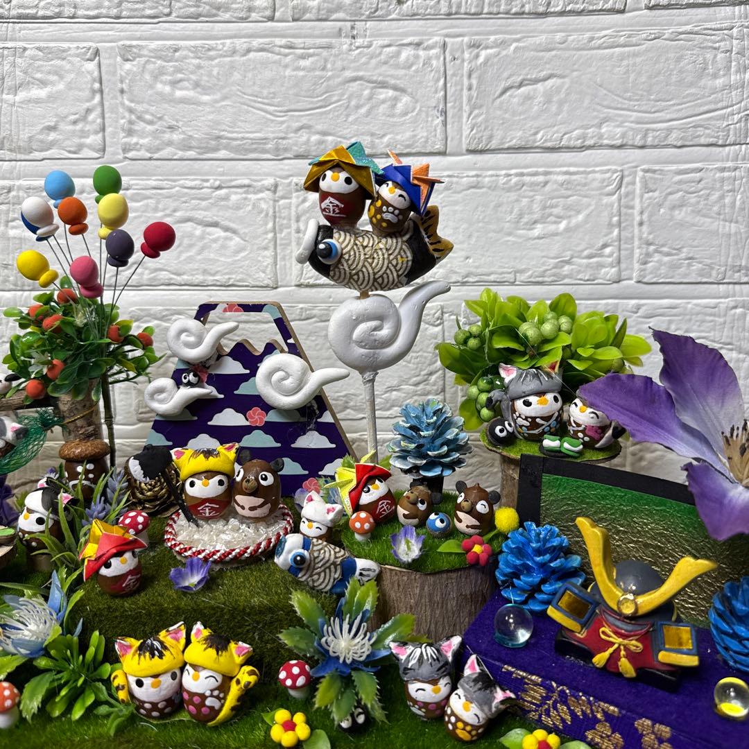 どんぐりアート♡2025年度　端午の節句BIGオブジェ♡