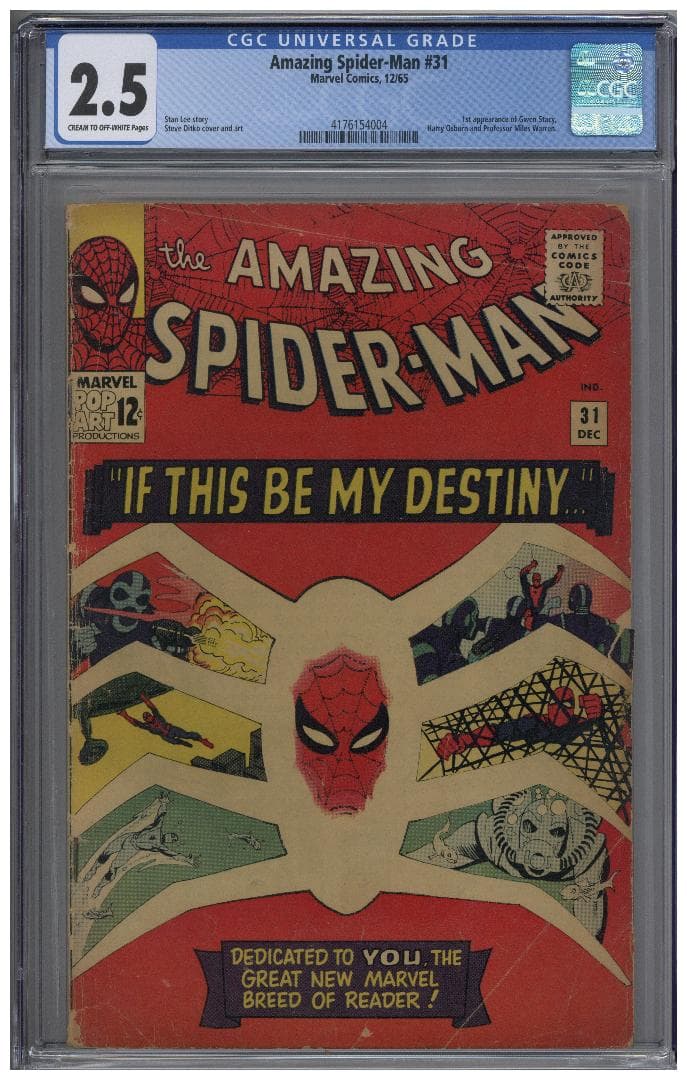 アメコミリーフ Amazing Spider-Man #31 CGC 2.5