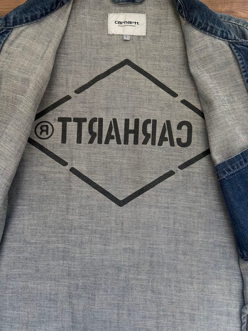 【carhartt】ミリタリーデニムコーチジャケット/L