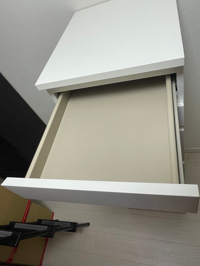 【世田谷区直接引取】IKEA MALM マルム 6段チェスト　ホワイト