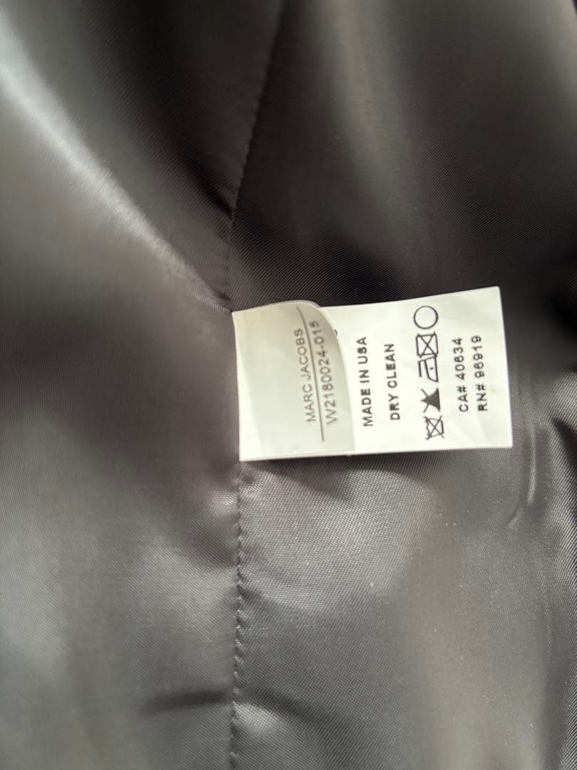 k*o様 marc jacobs ロングコート マークジェイコブ　overcoa