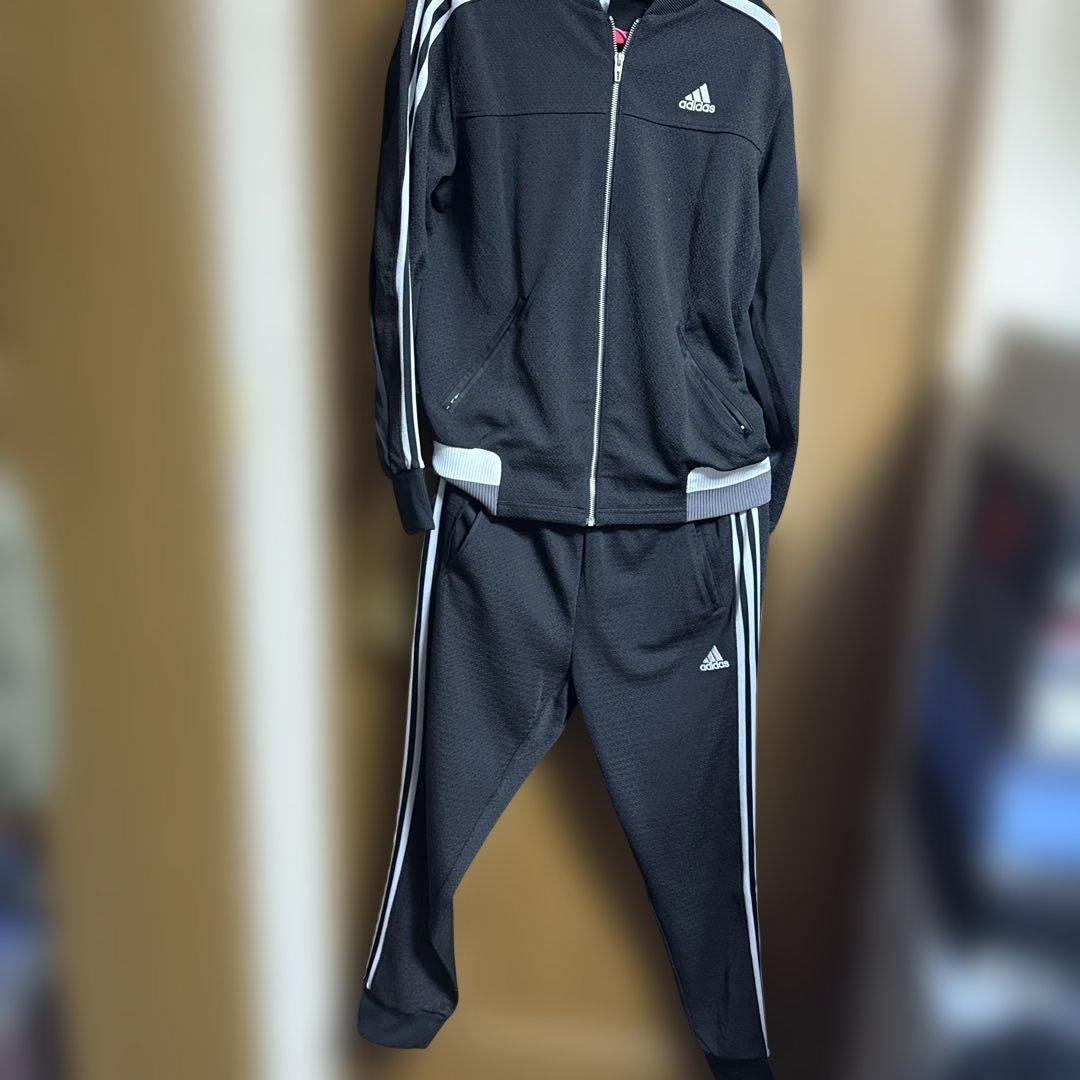 adidasジャージ上下　O