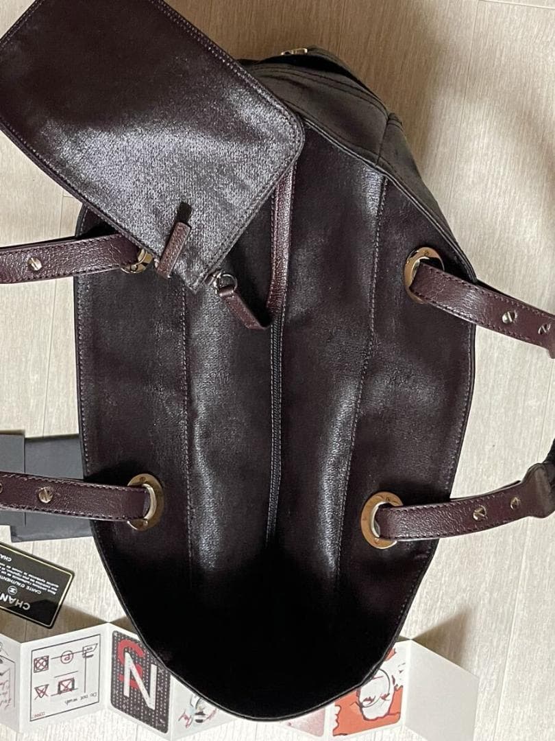 お買い得 美品 CHANEL シャネル ココマーク パリビアリッツ ポーチ付き