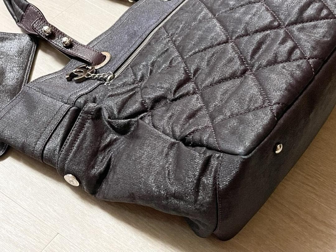 お買い得 美品 CHANEL シャネル ココマーク パリビアリッツ ポーチ付き