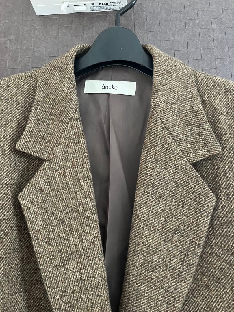 ジャケット・アウター anuke Herringbone Wool Jacket 38
