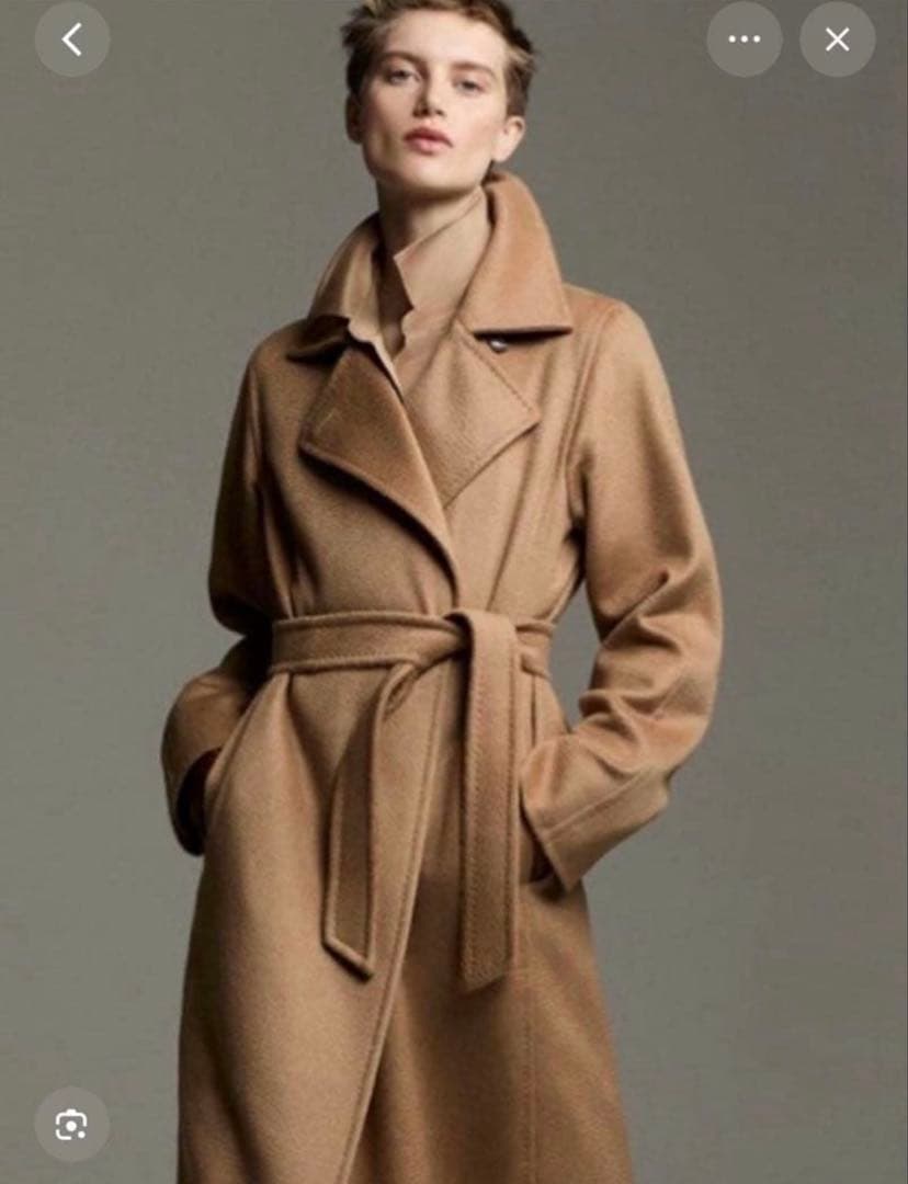 マックスマーラ　白タグ　マニュエラ　40 キャメル