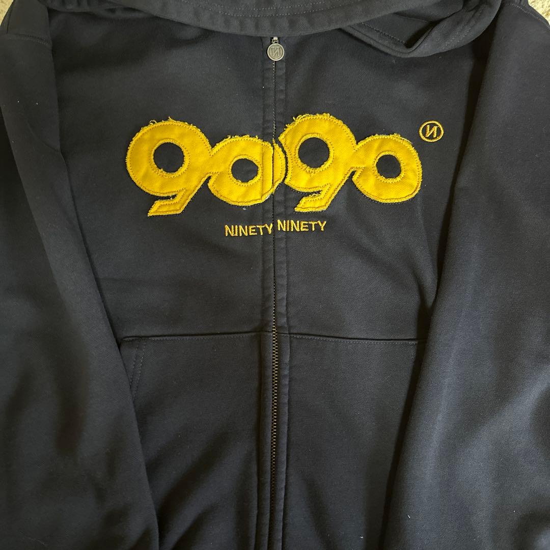 9090ジップパーカー紺