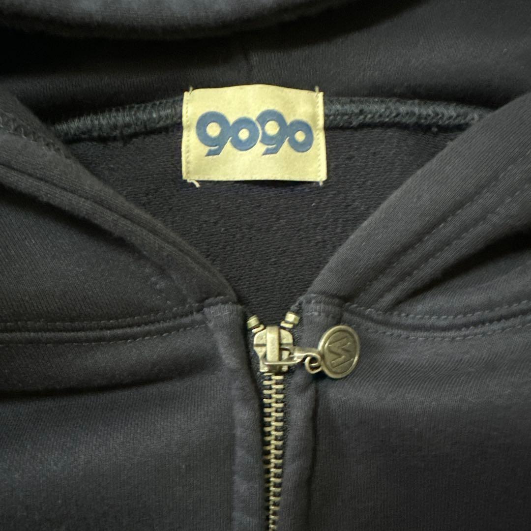 9090ジップパーカー紺