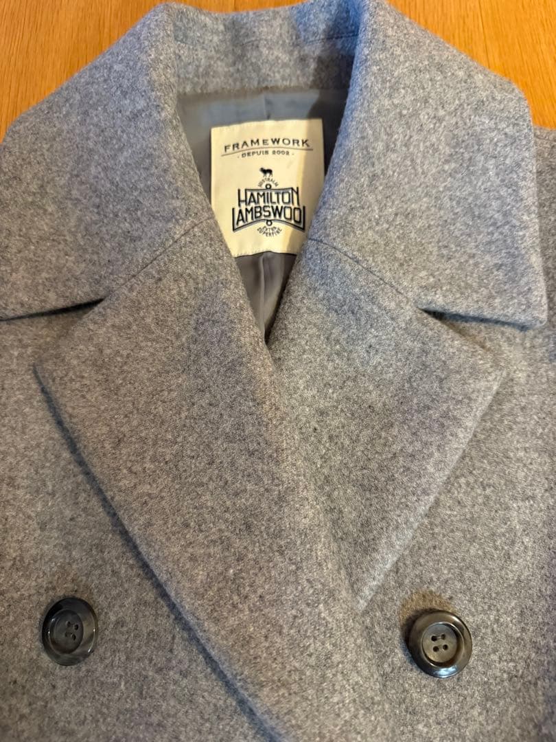 FRAMeWORK☆ハミルトン☆ウールチェスターコート☆極美品♪