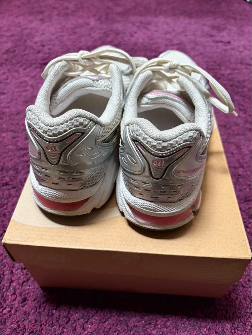 asics gel kayano14 ホワイトシルバーピンク