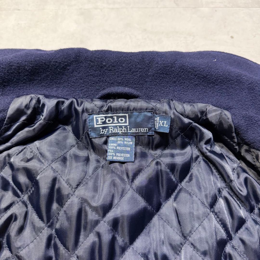 90s POLO ralph lauren ウールコート ピーコートXL