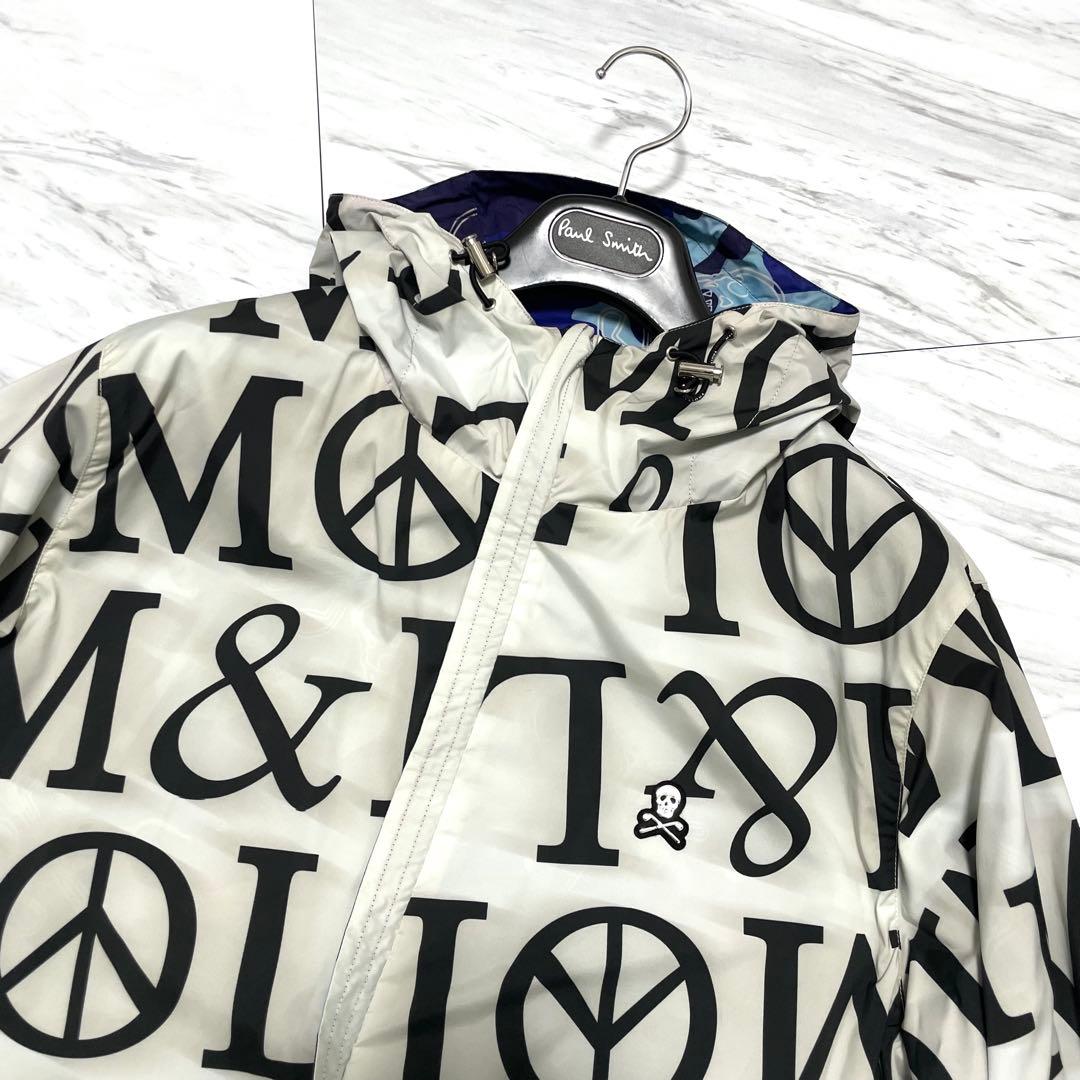 極美品 XL相当⭐️マークアンドロナ リバーシブル ナイロンジャケット 総柄