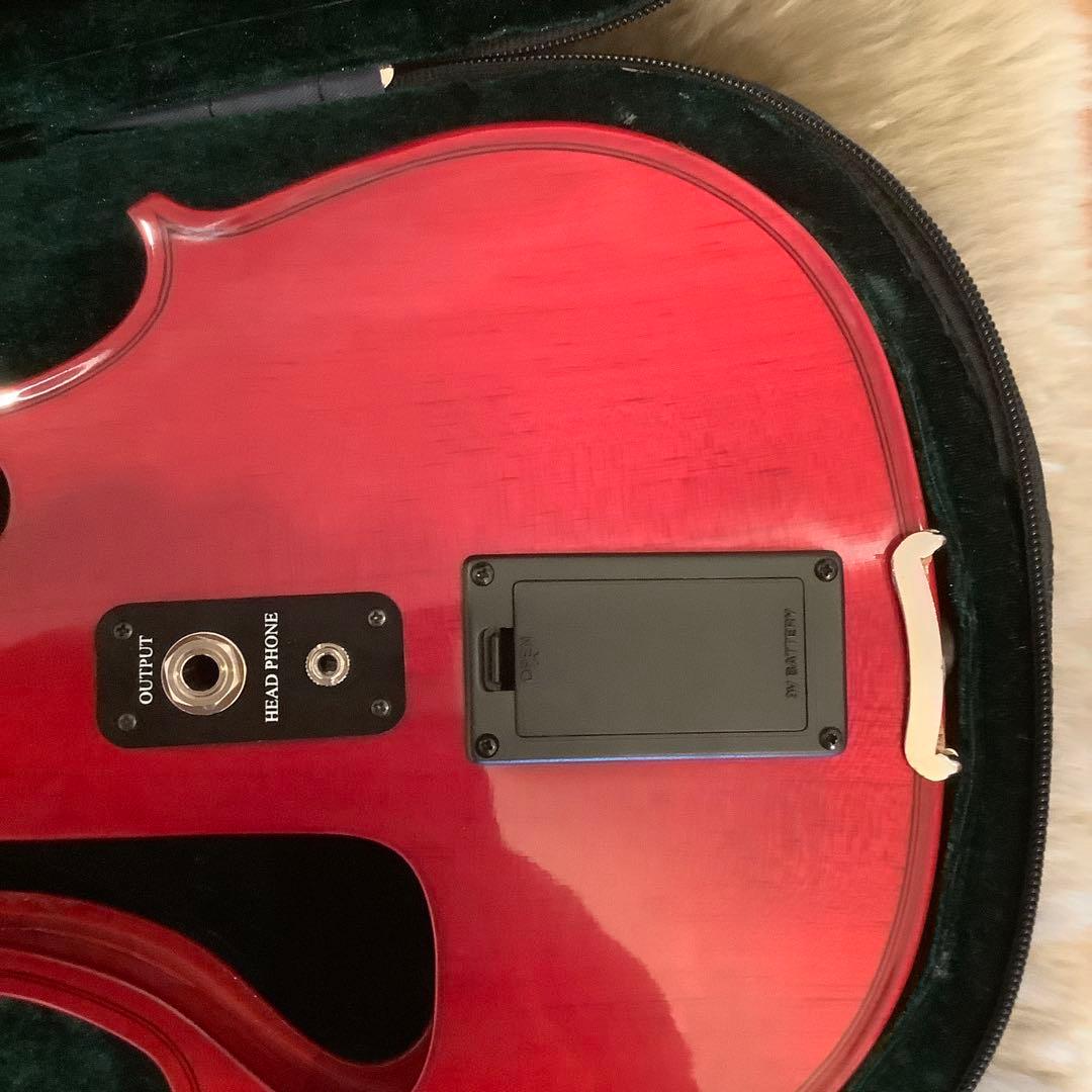 エレクトリックバイオリン　レッドGV-210B