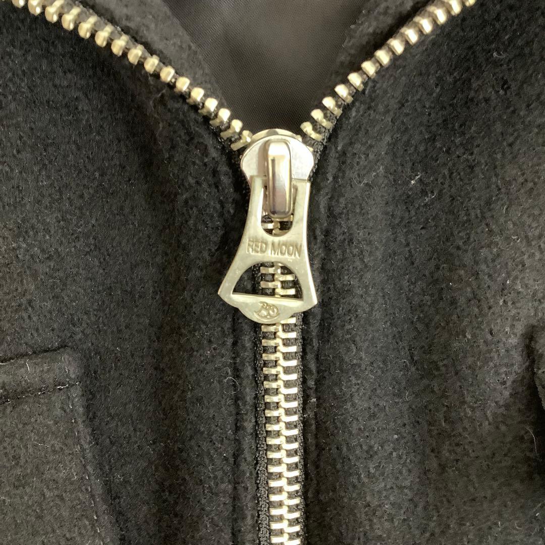 レッドムーン RED MOON レザージャケット スタジャン 横文字ロゴ