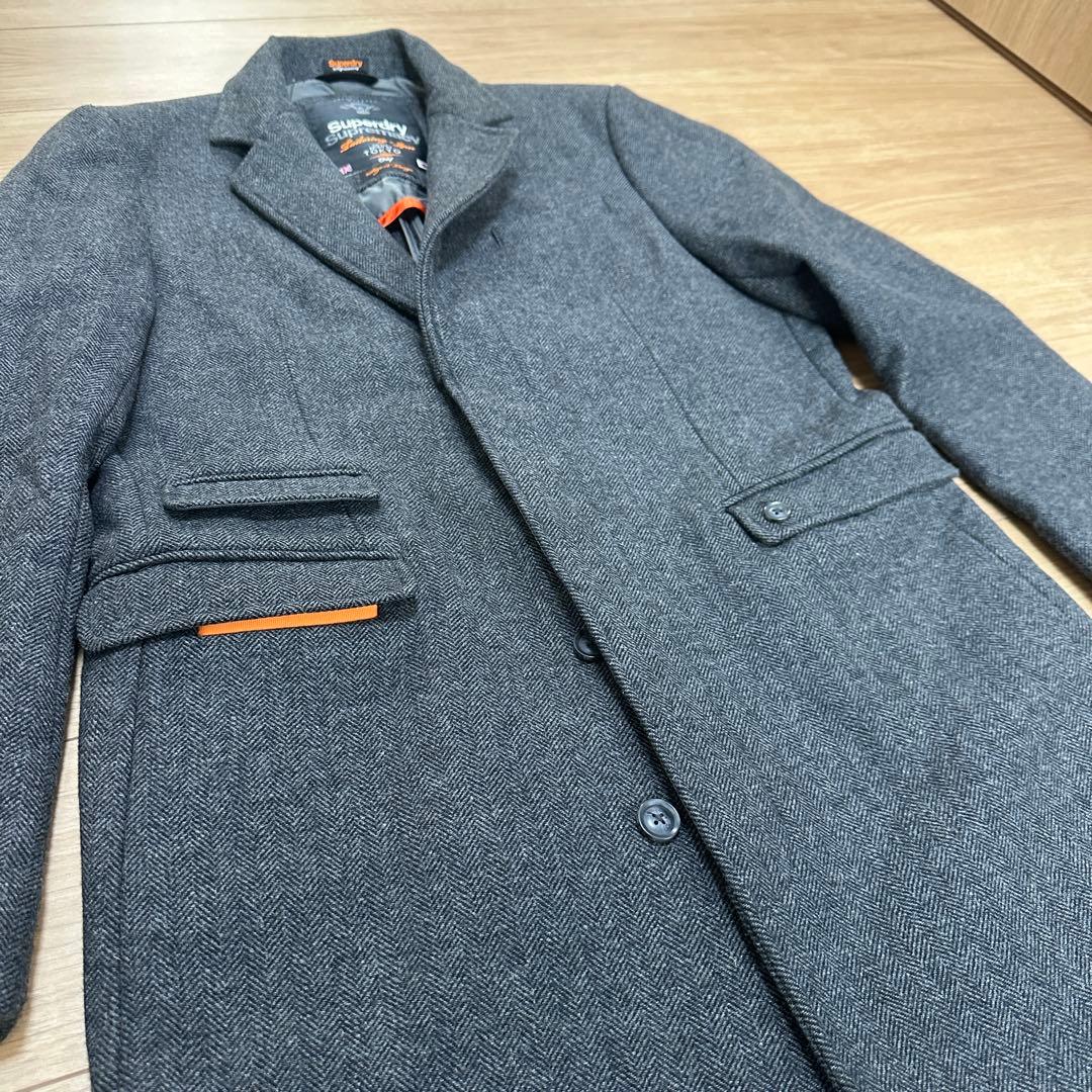 SUPERDRY 極度乾燥しなさい チェスターコート