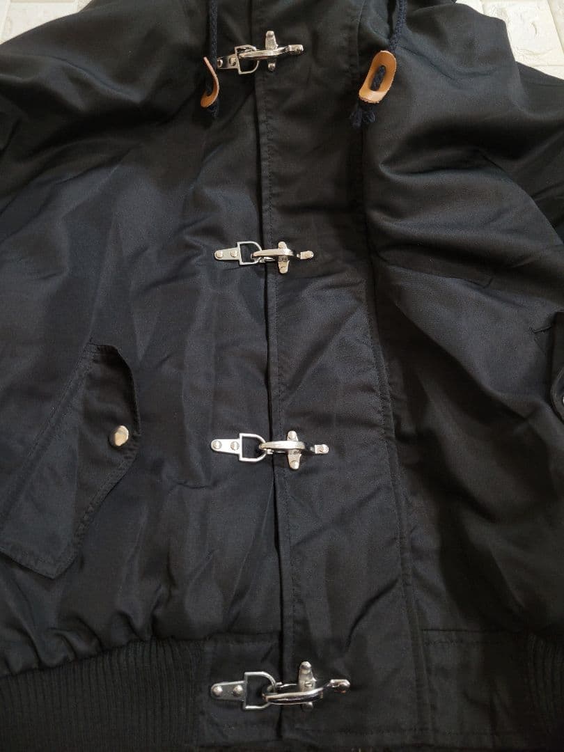 RASVOA ファイヤーマンボアフライトジャケット N-2B黒 y2k サイズＦ