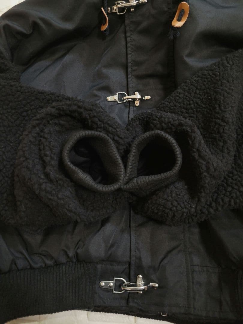 RASVOA ファイヤーマンボアフライトジャケット N-2B黒 y2k サイズＦ