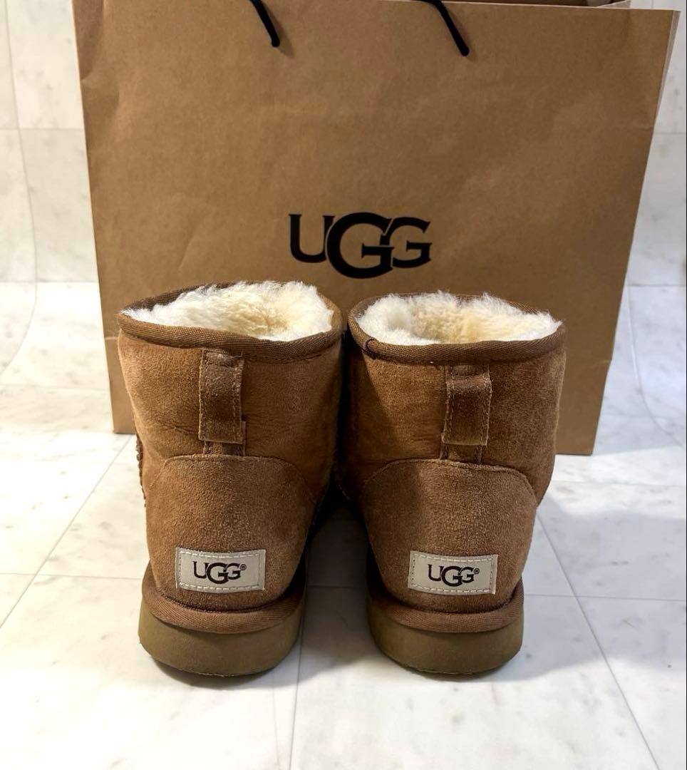 UGG クラシックミニブーツ ブラウン US8(26cm) S/N1002072