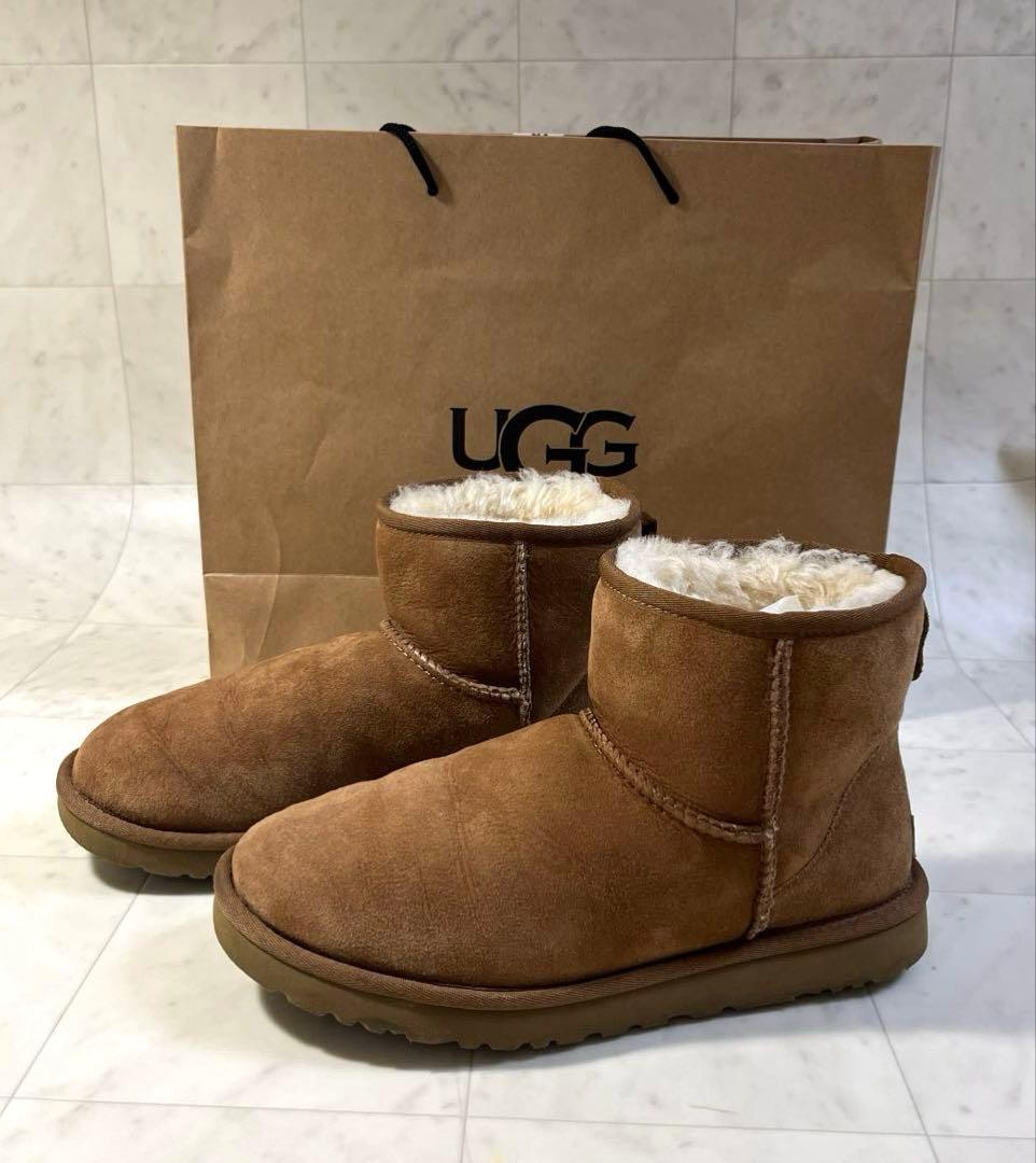 UGG クラシックミニブーツ ブラウン US8(26cm) S/N1002072