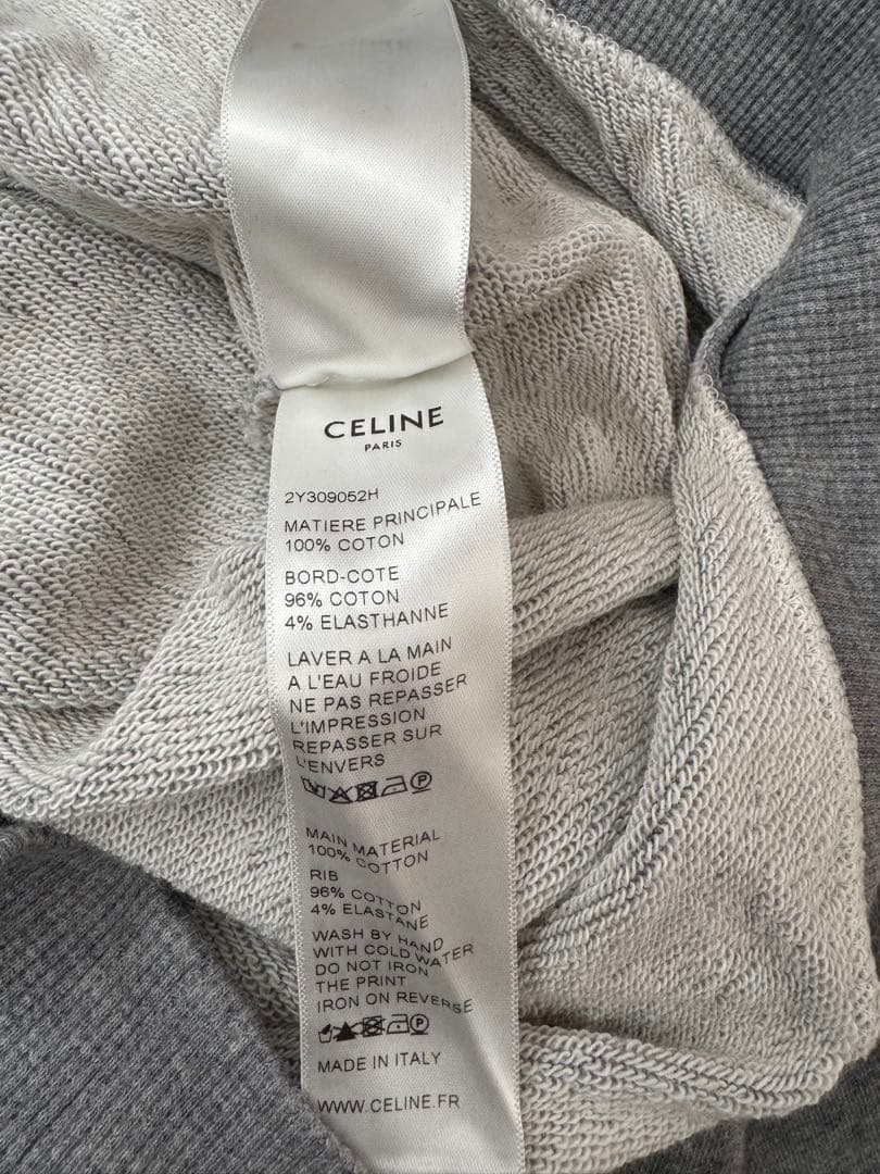 セリーヌ　スタッズ付きパーカー