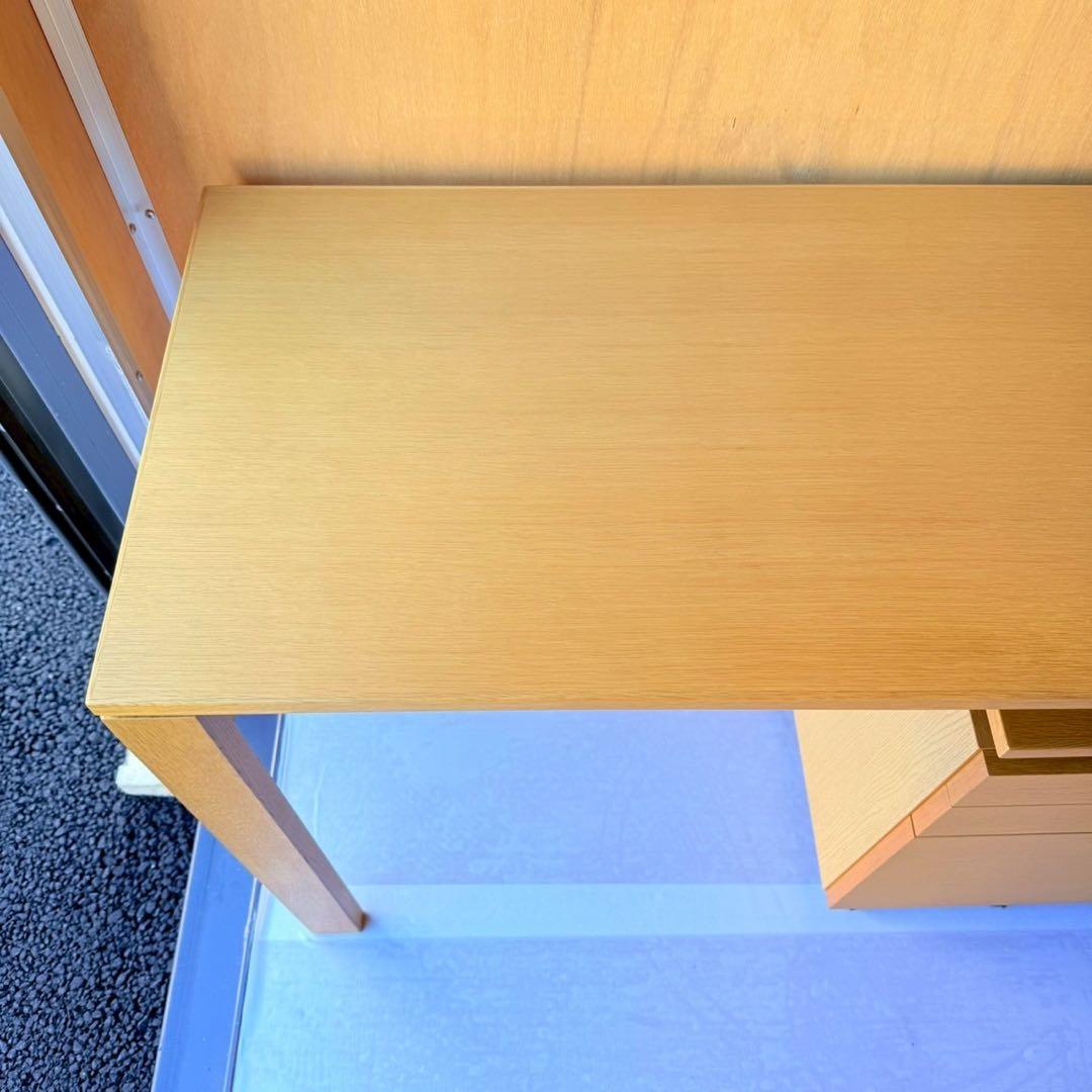 【極美品】カリモク SS4418 デスク　ナチュラル　高級木製机　国産家具