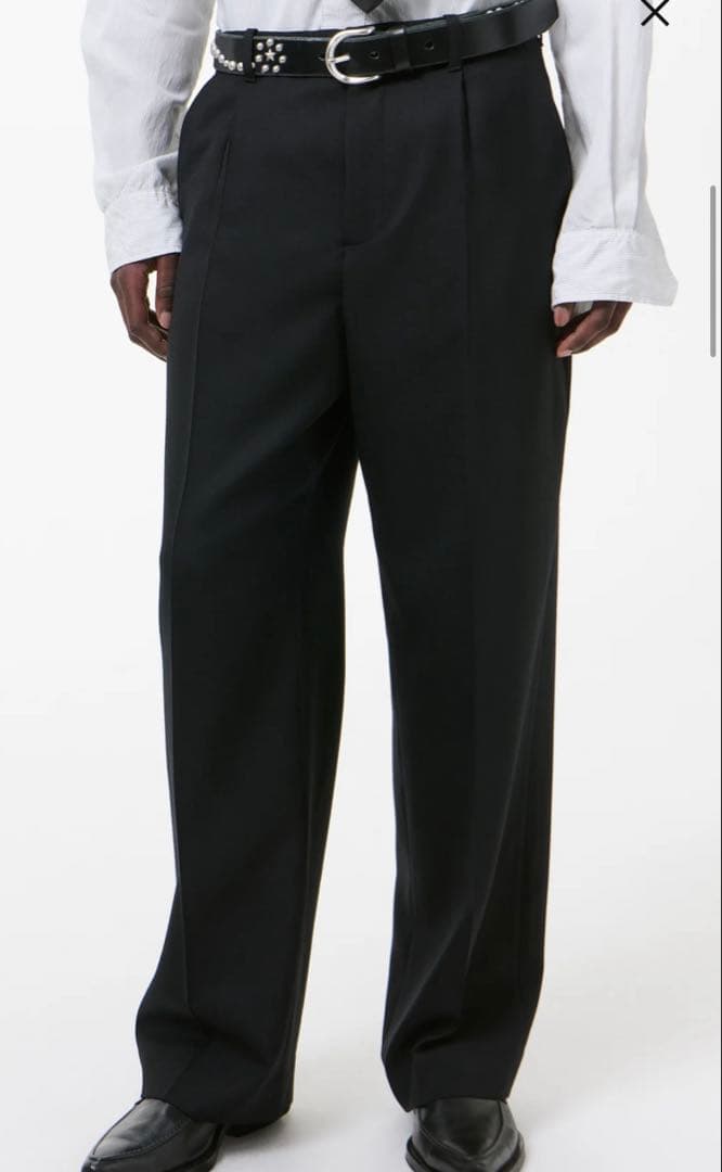 パンツ ourlegacy borrowed chino blackpanamawool